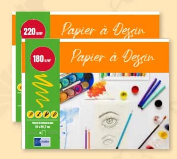 Papier à Dessin à Grain