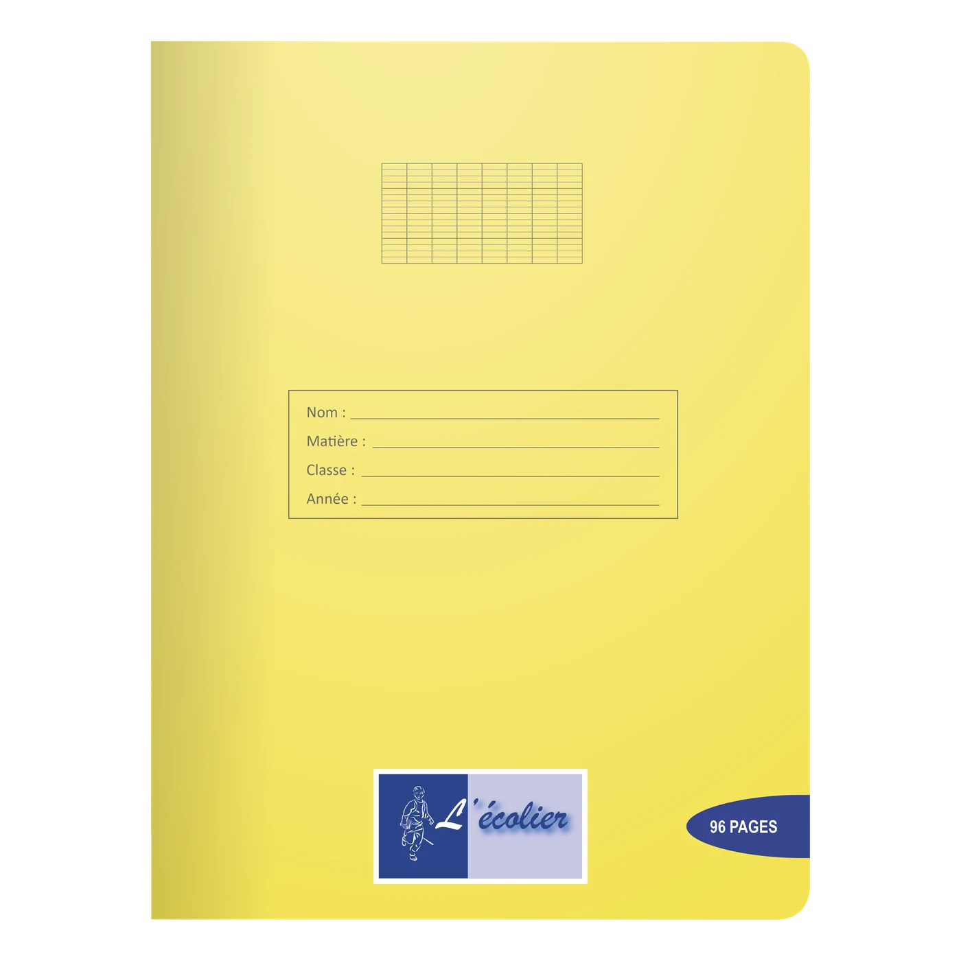 90g Polypro 300 Microns Piqué 24 x 32 cm — Seyès — 24 × 32 cm · Jaune · 96 pages
