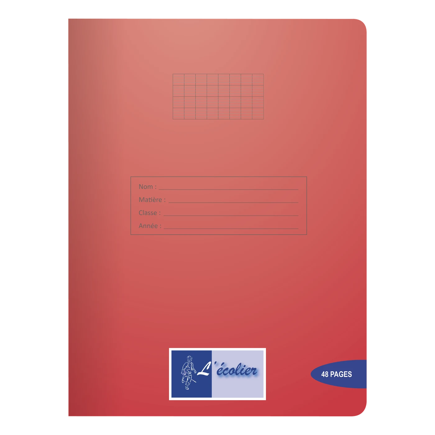 90g Polypro 300 Microns Piqué 24 x 32 cm — Seyès — 24 × 32 cm · Rouge · 48 pages